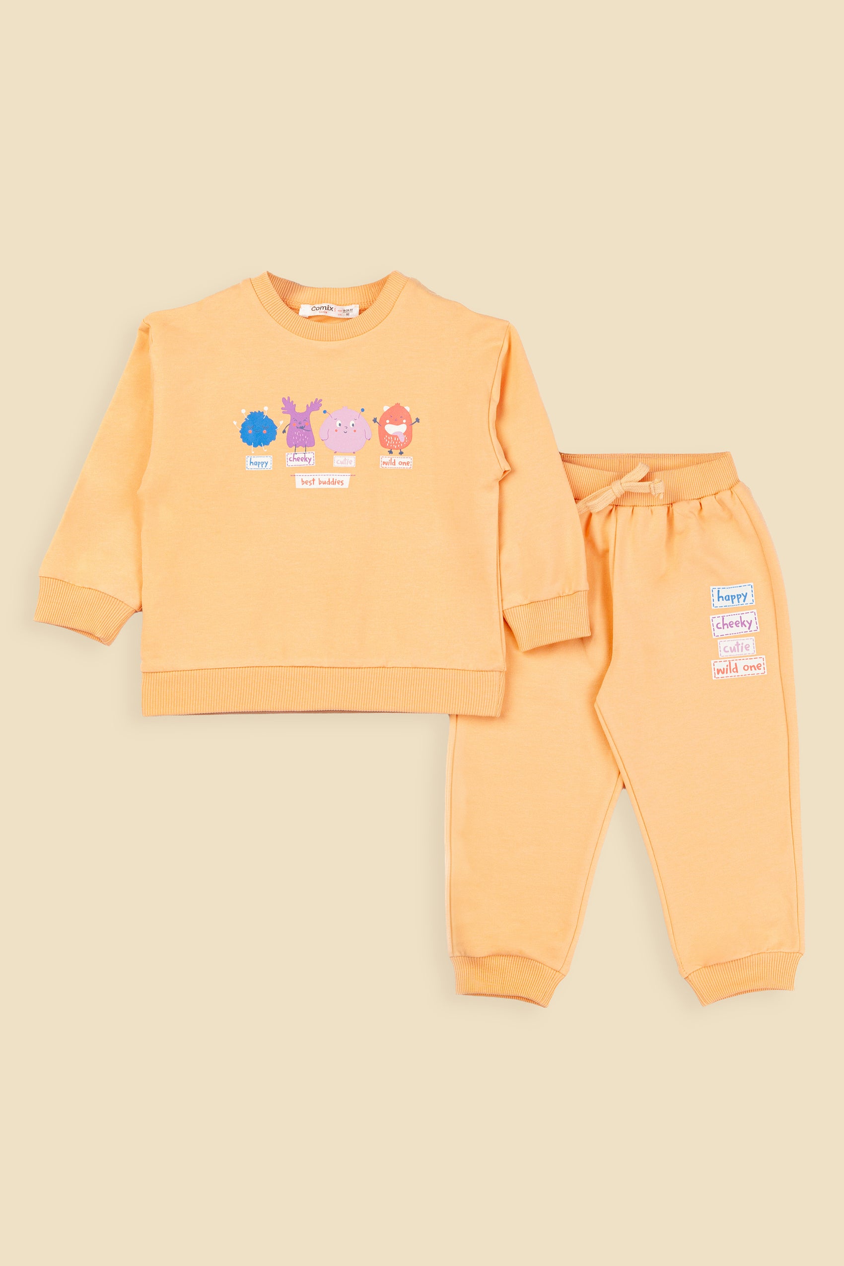 Buddies Kız Bebek Takım - Şeftali
