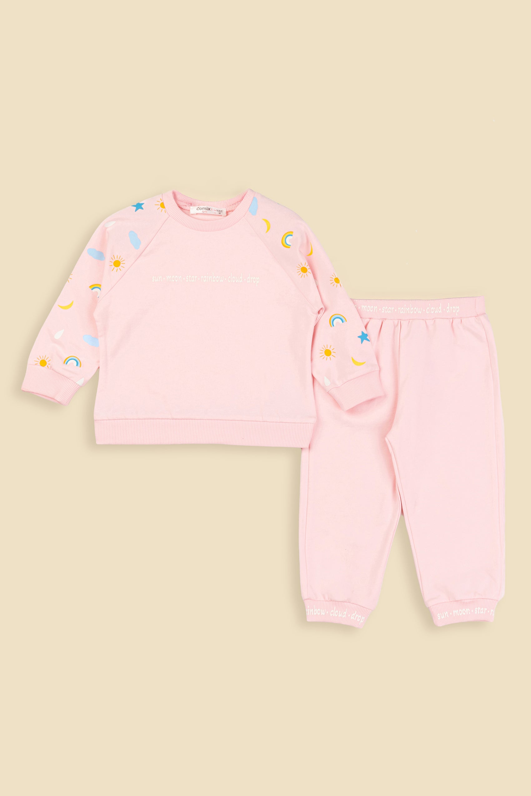 Symbol Kız Bebek Takım - Toz Pembe