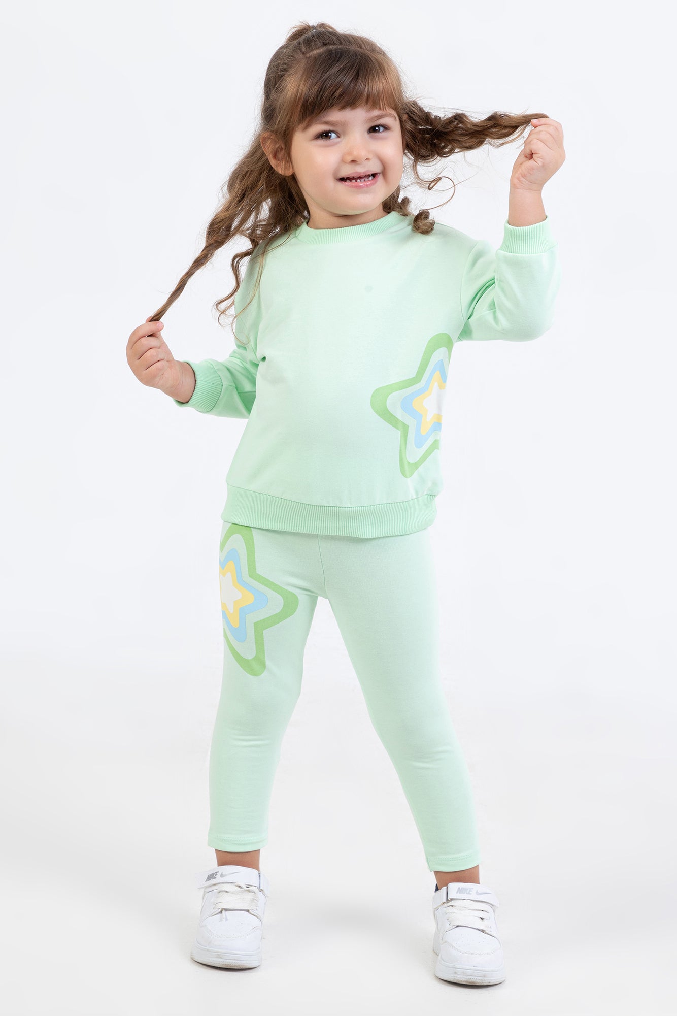 Star Kız Bebek Takım - Mint