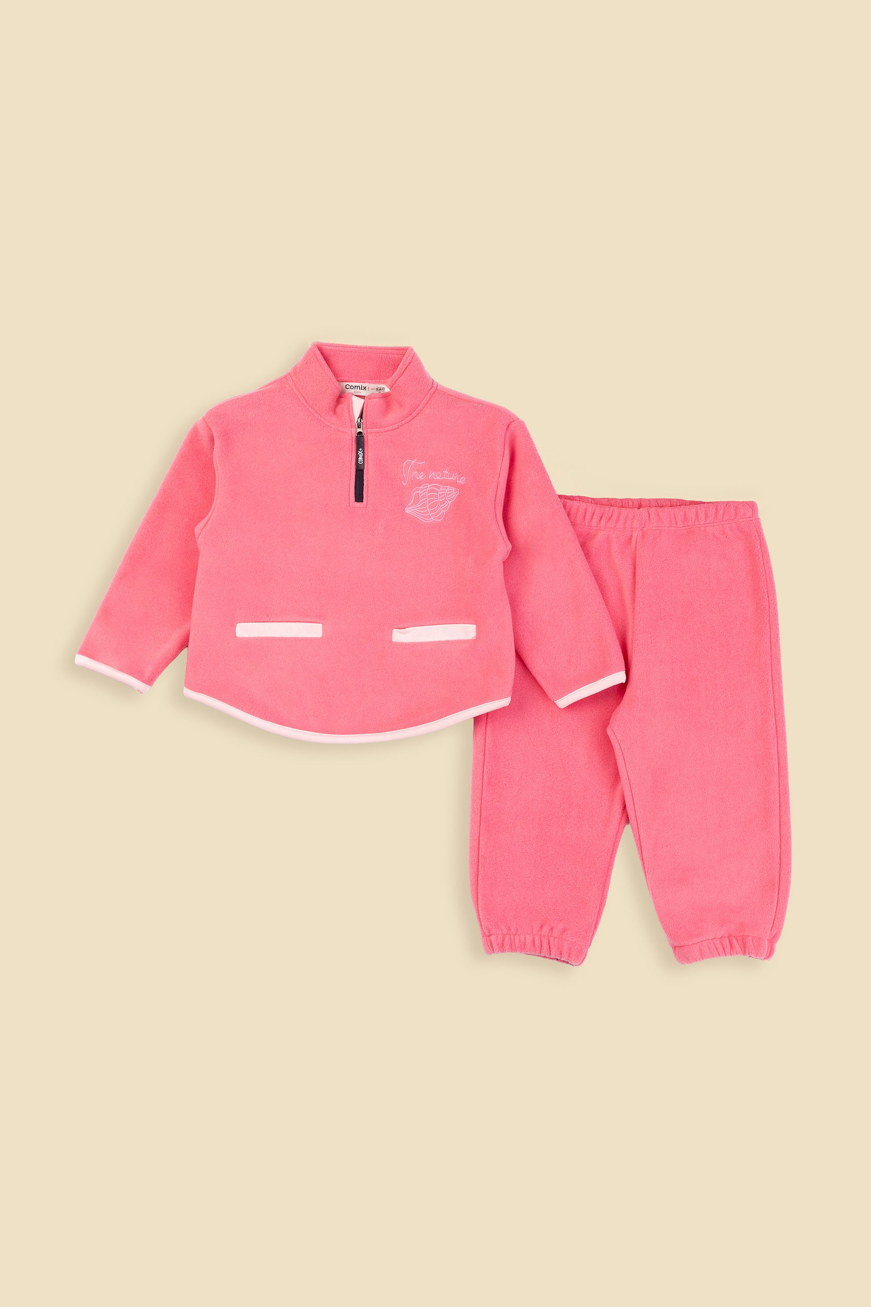 Seashell Kız Bebek Takım - Pembe