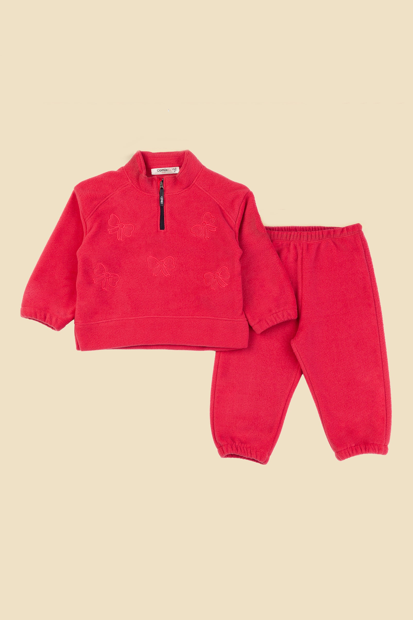 Natural Kız Bebek Takım - Fuşya
