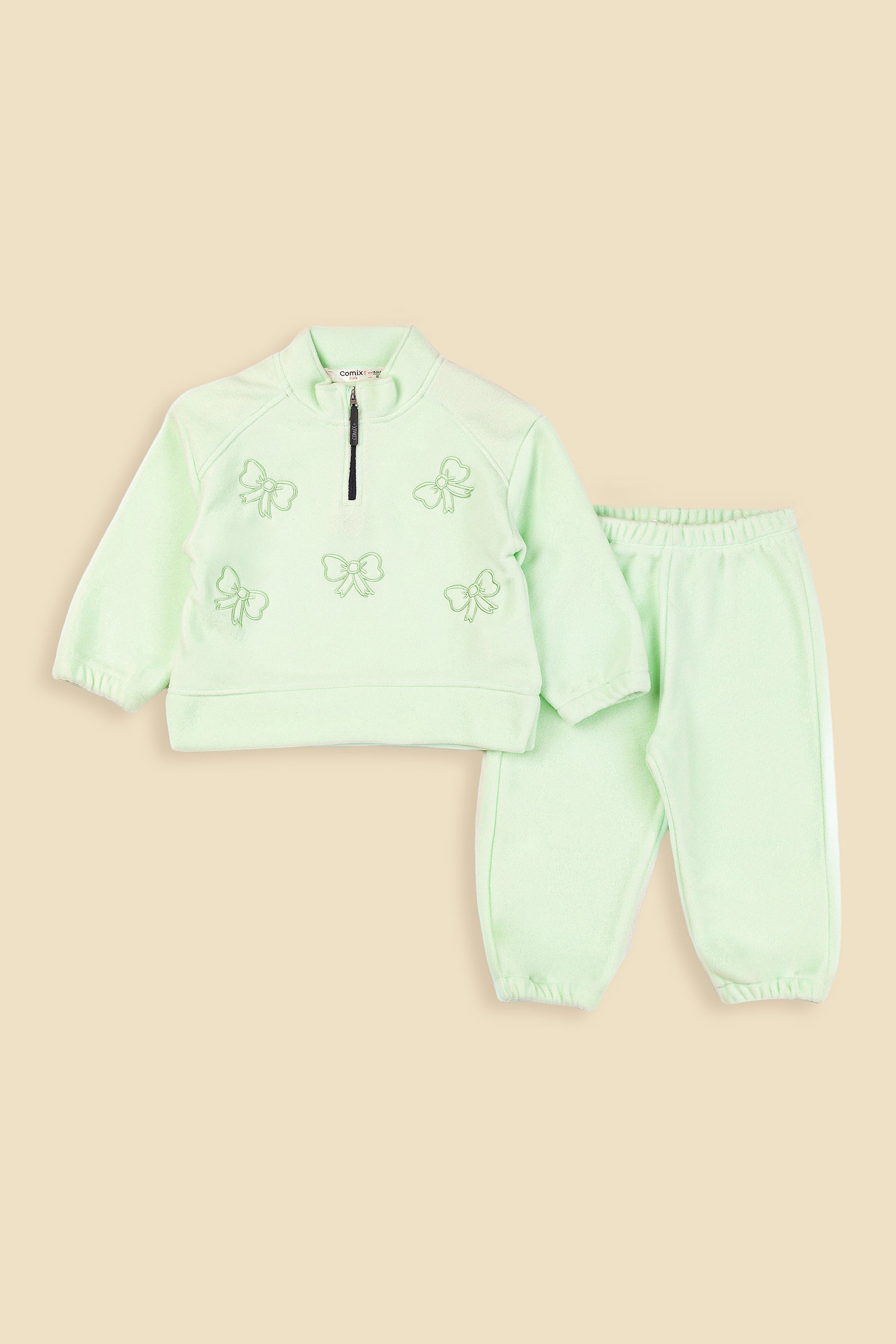 Natural Kız Bebek Takım - Mint