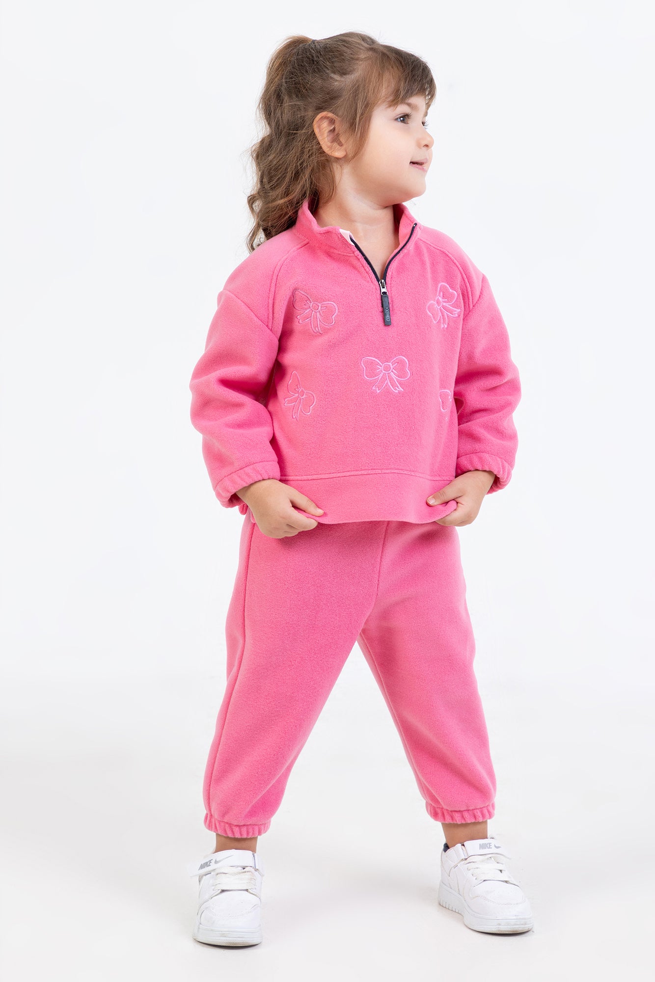 Natural Kız Bebek Takım - Pembe