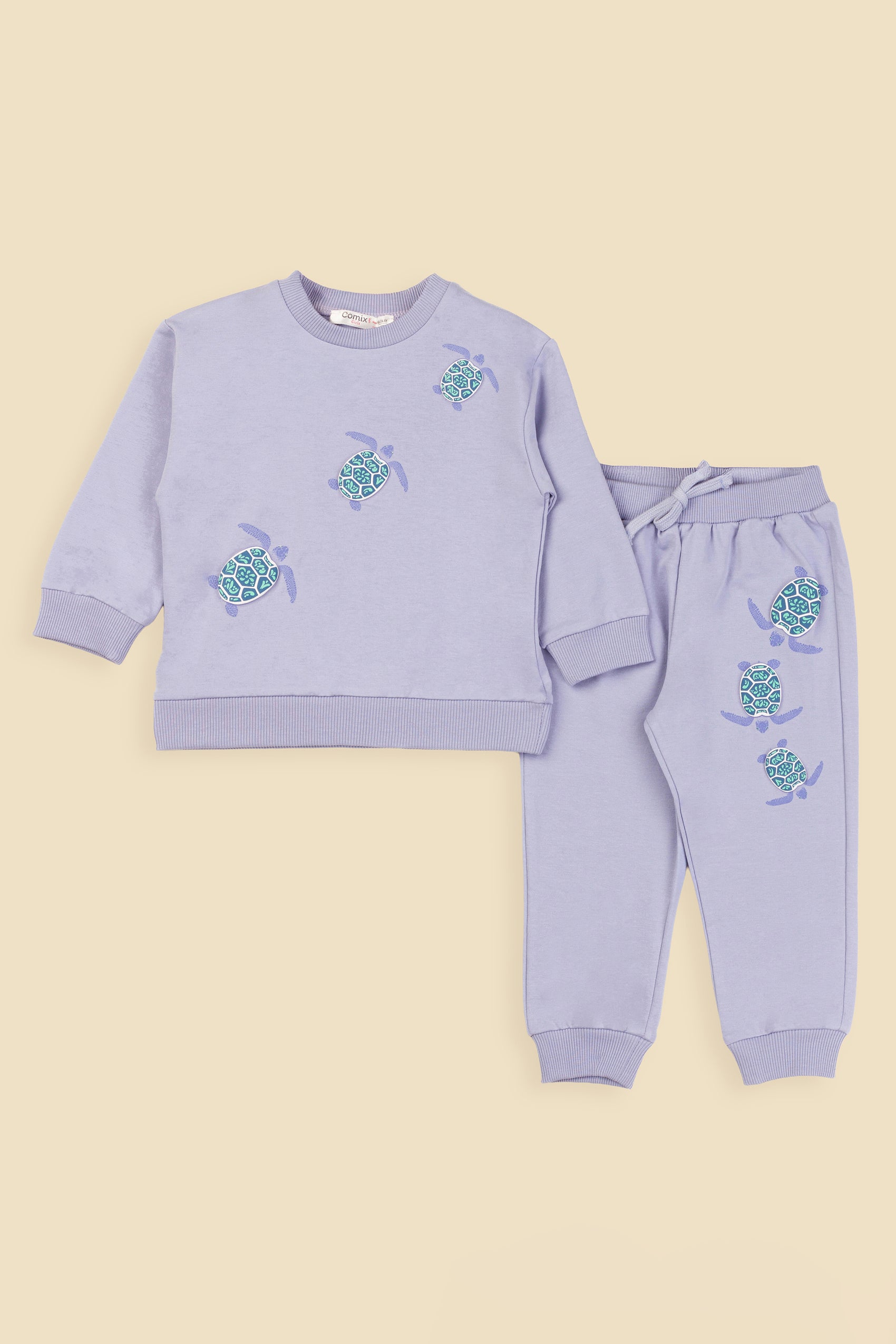 Caretta Kız Bebek Takım - Leylak