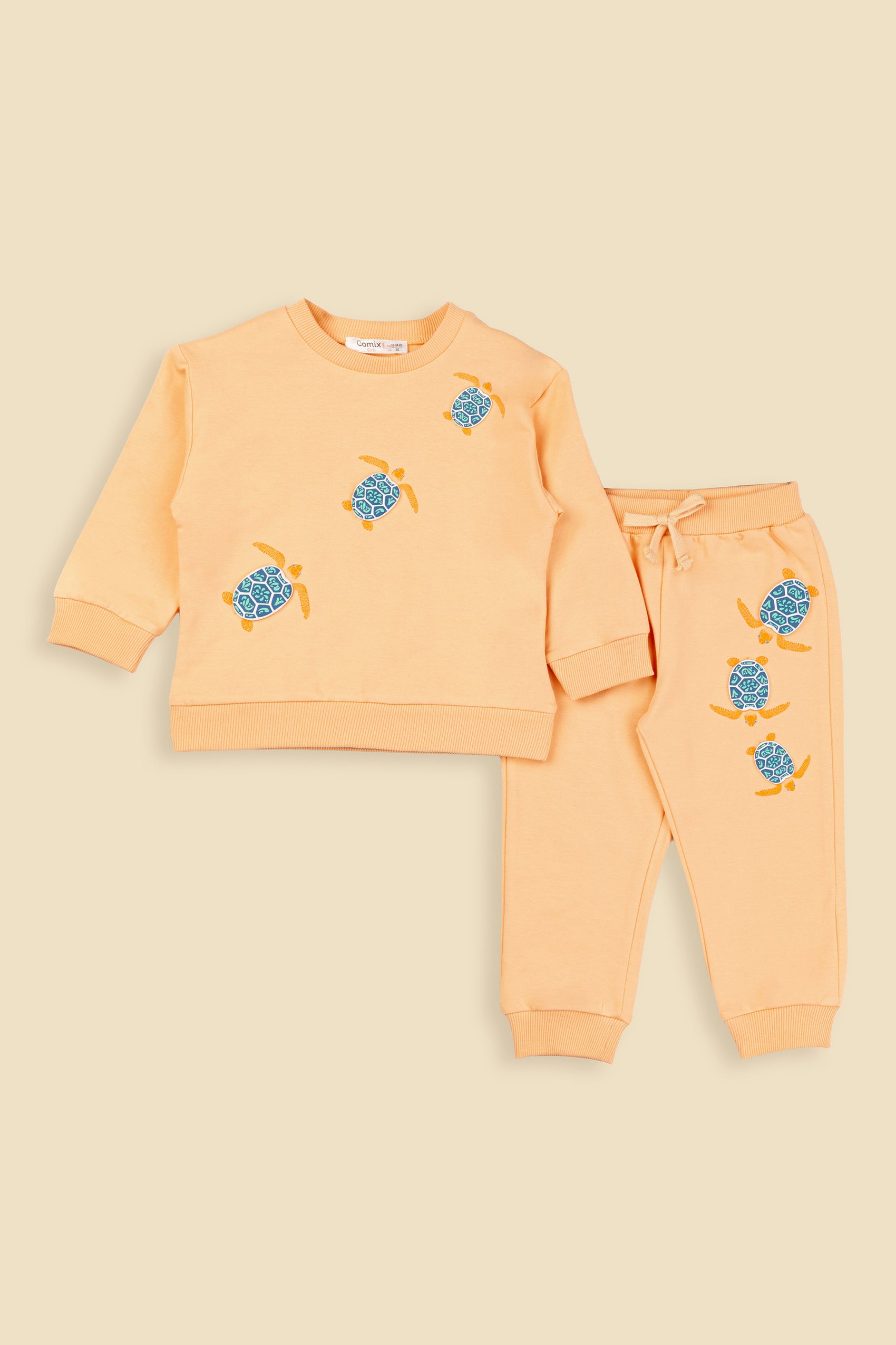 Caretta Kız Bebek Takım - Şeftali