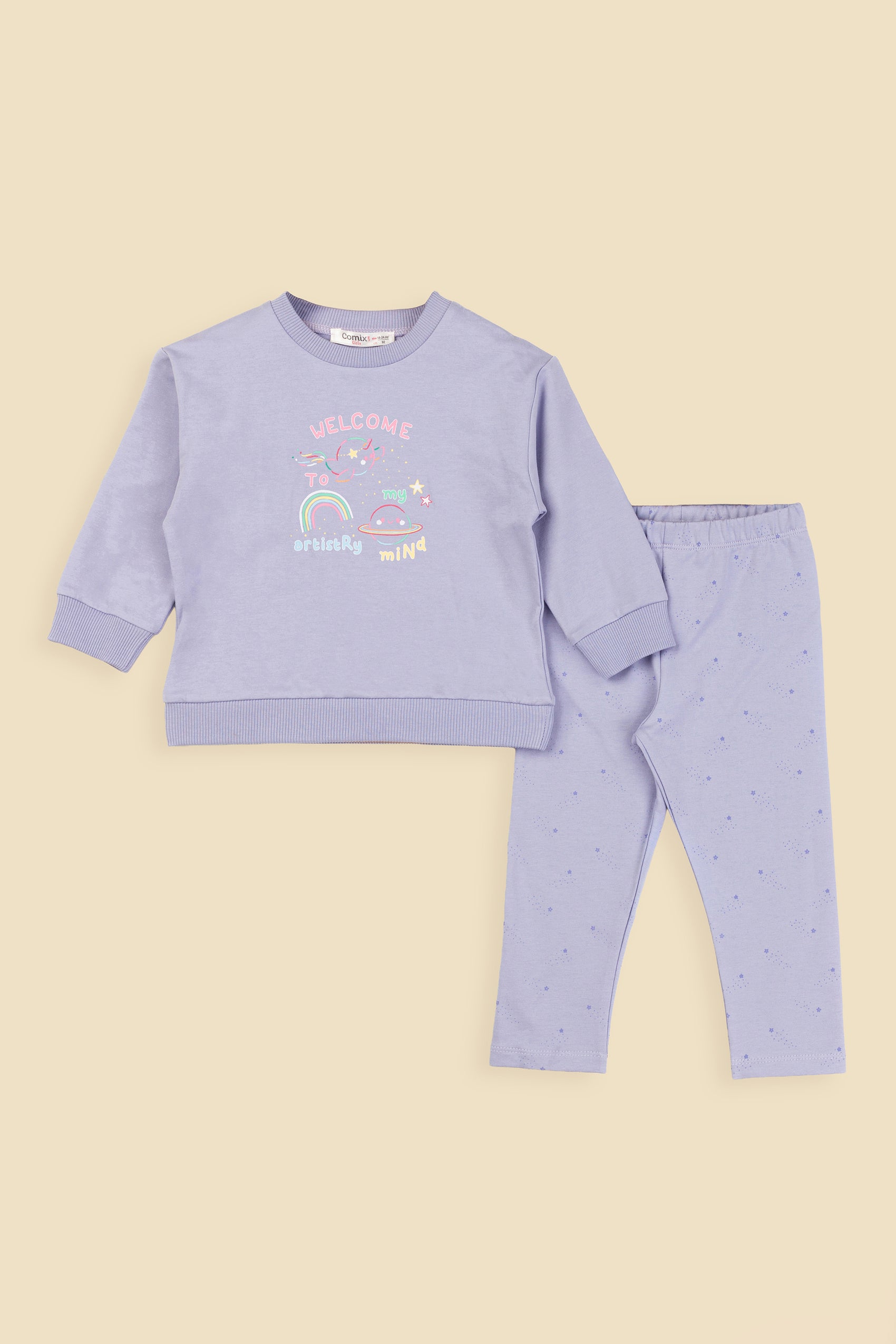 Fairy Kız Bebek Takım - Leylak