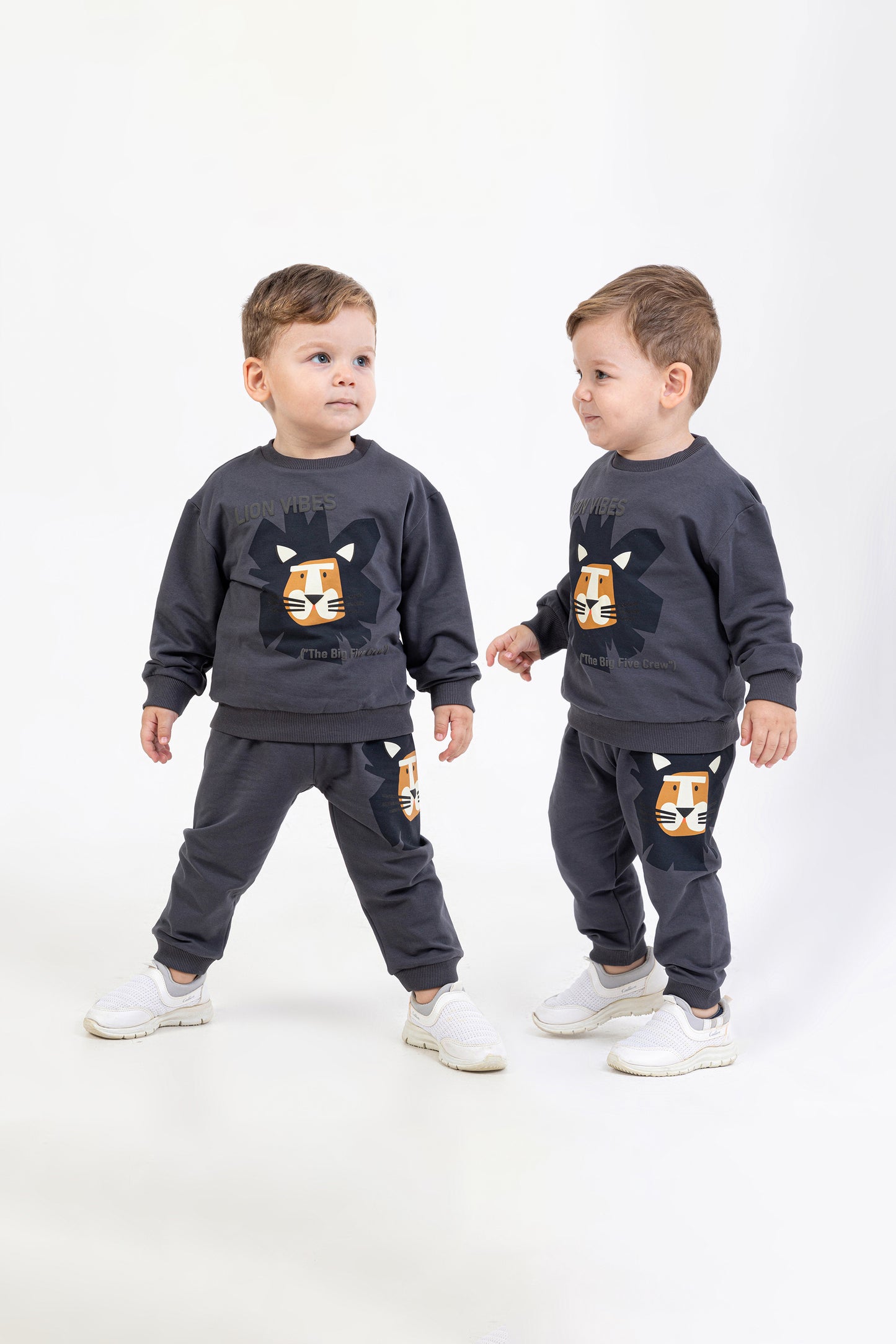 Lion Erkek Bebek Takım - Antrasit