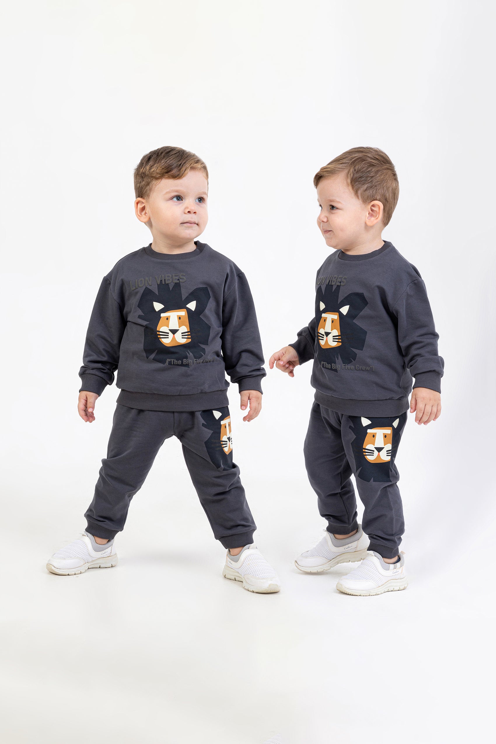 Lion Erkek Bebek Takım - Antrasit