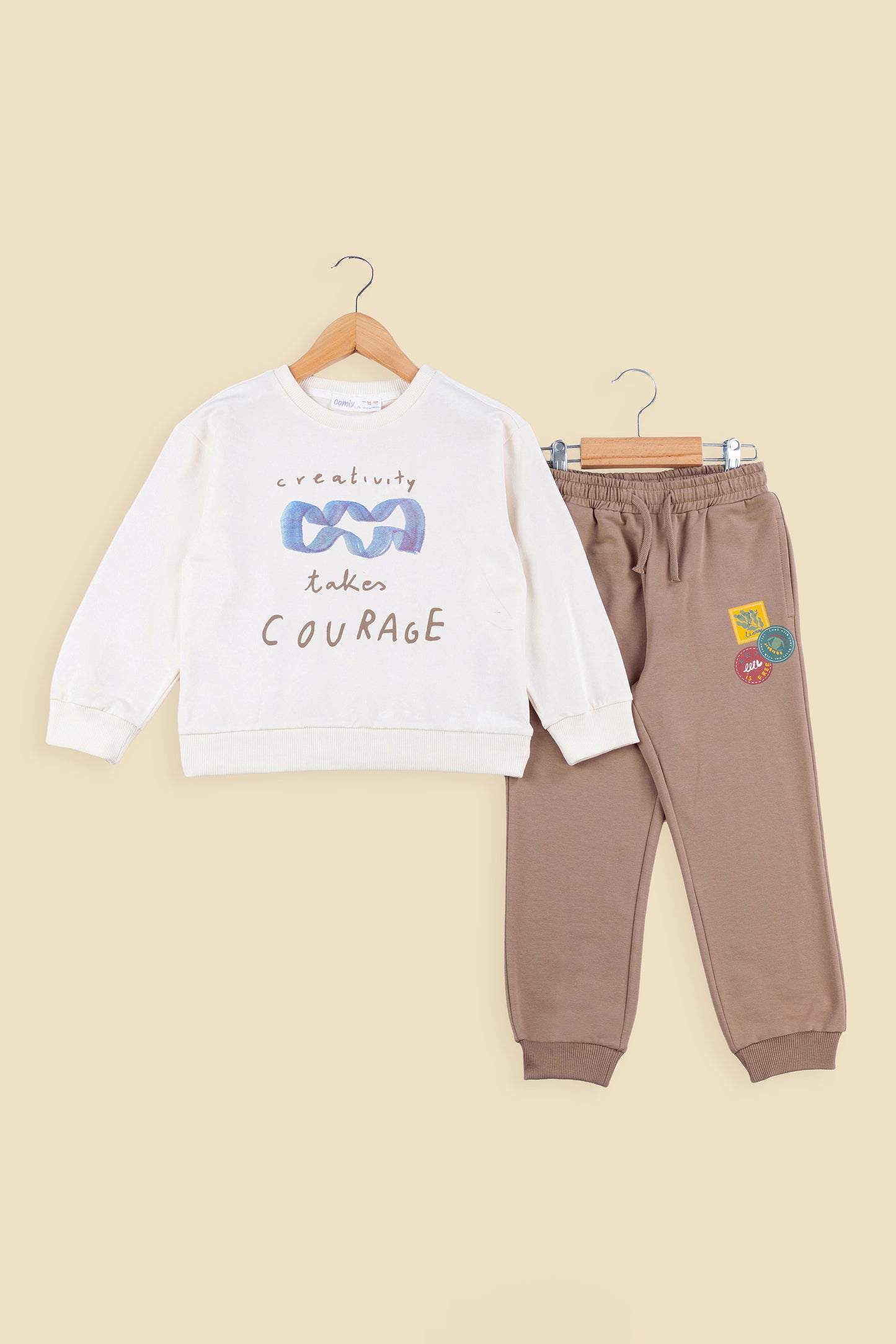 Courage Erkek Takım - Boz Kahve