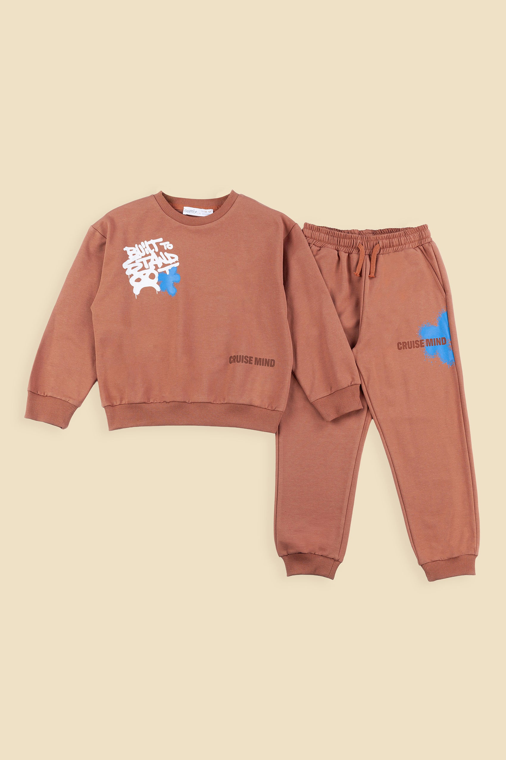 Grafitti Erkek Takım - Kahverengi