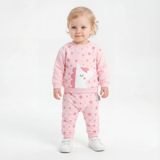 Unicorn Kız Bebek Takım