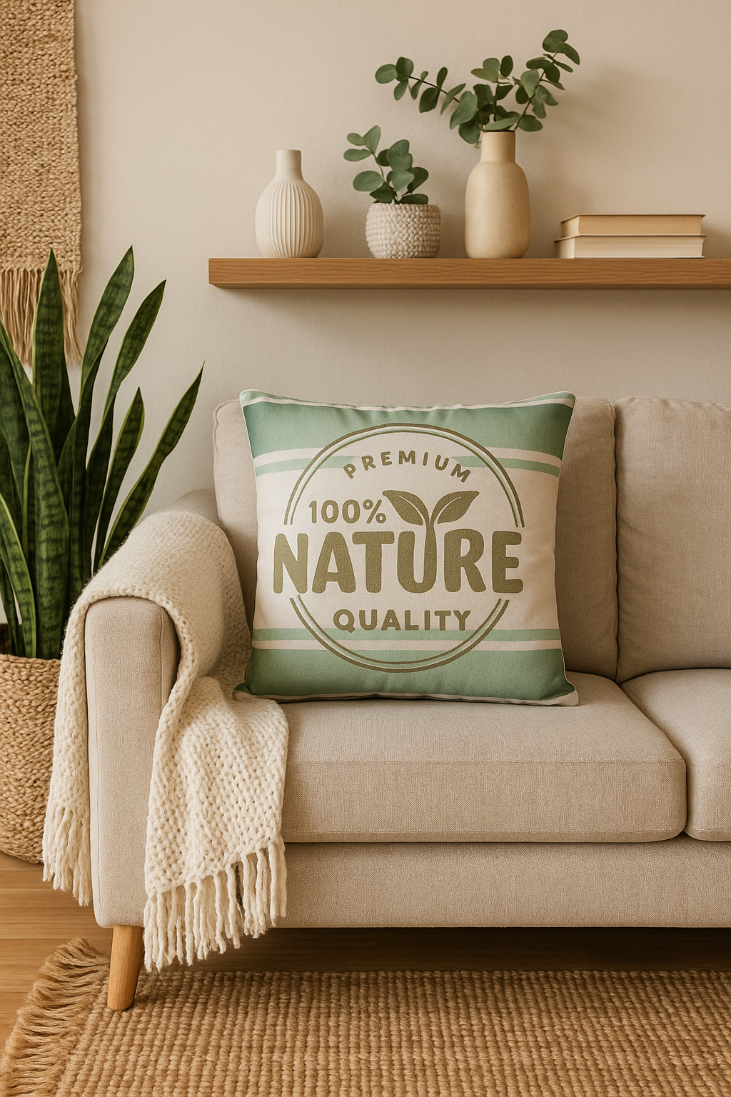 Nature Premium Kırlent Kılıfı