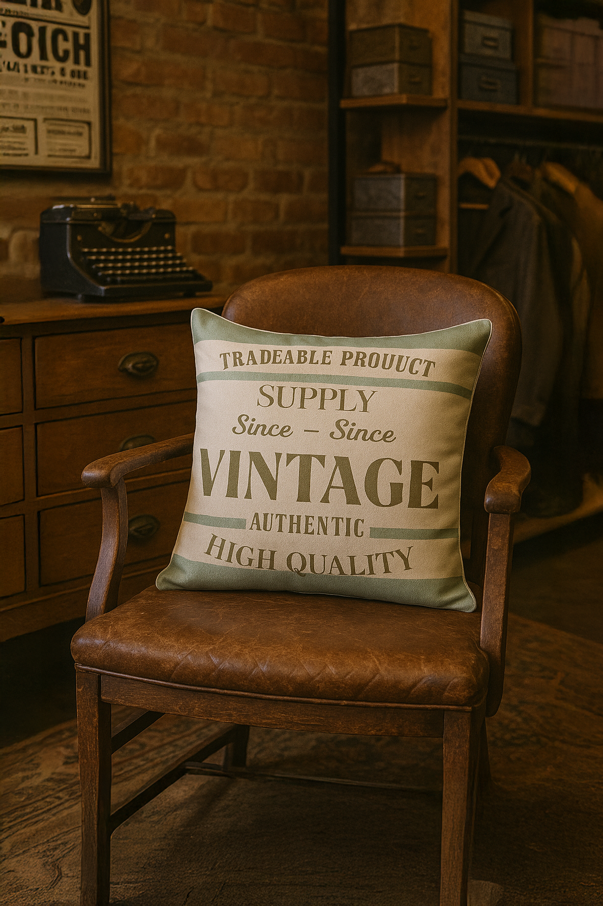 Vintage Spirit Kırlent Kılıfı
