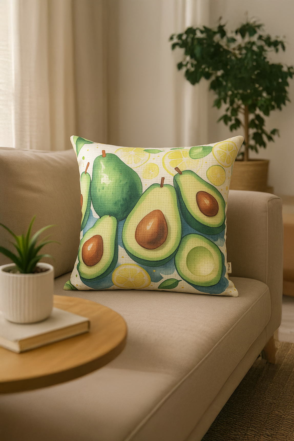 Citrus Delight Kırlent Kılıfı