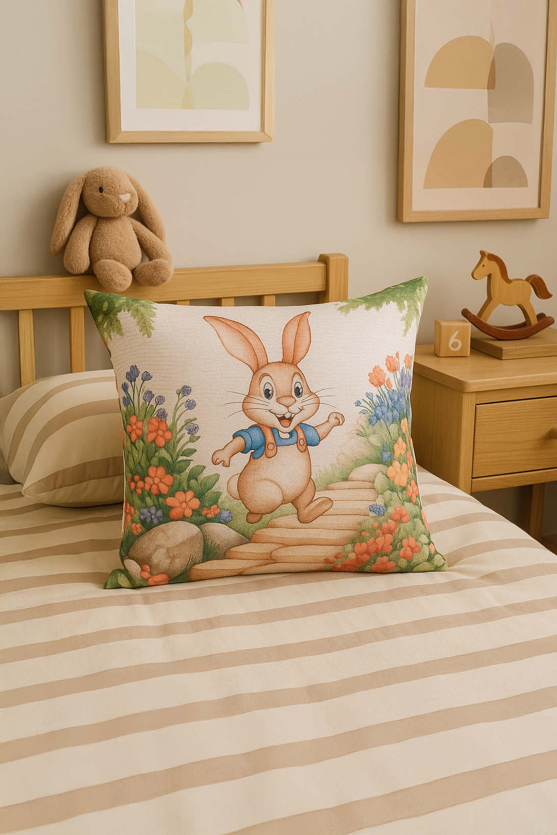 Hoppy Trails Kırlent Kılıfı