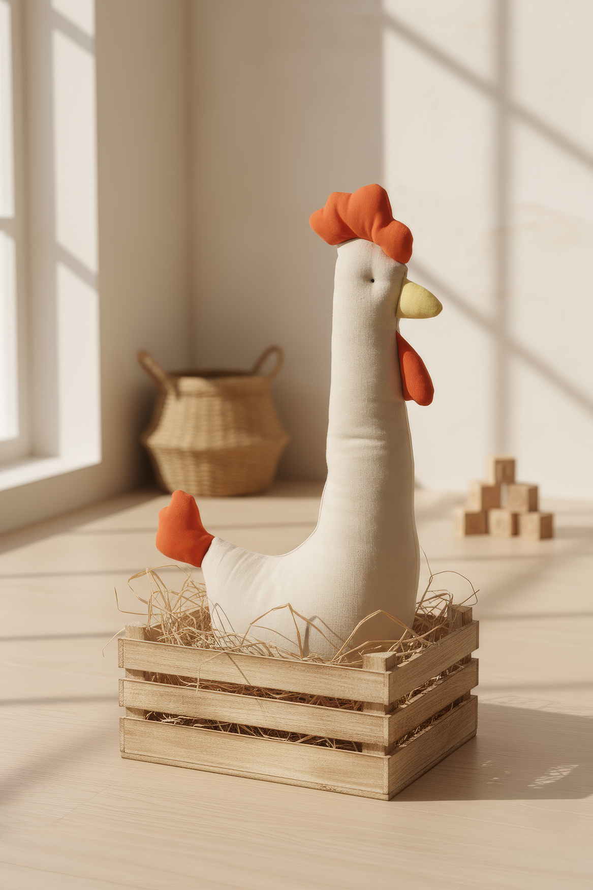 Soft Rooster Decor Toy