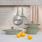 Natural Green Tencere & Tava Seti
