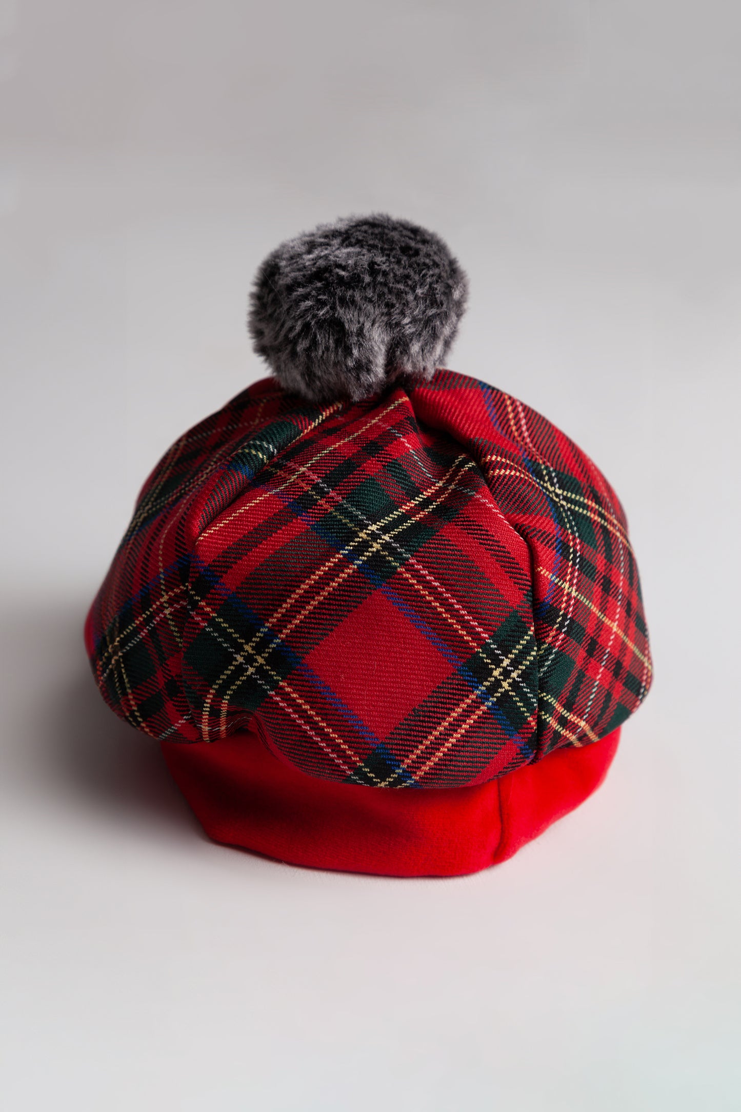 Bebek Ekose Ponponlu Şapka