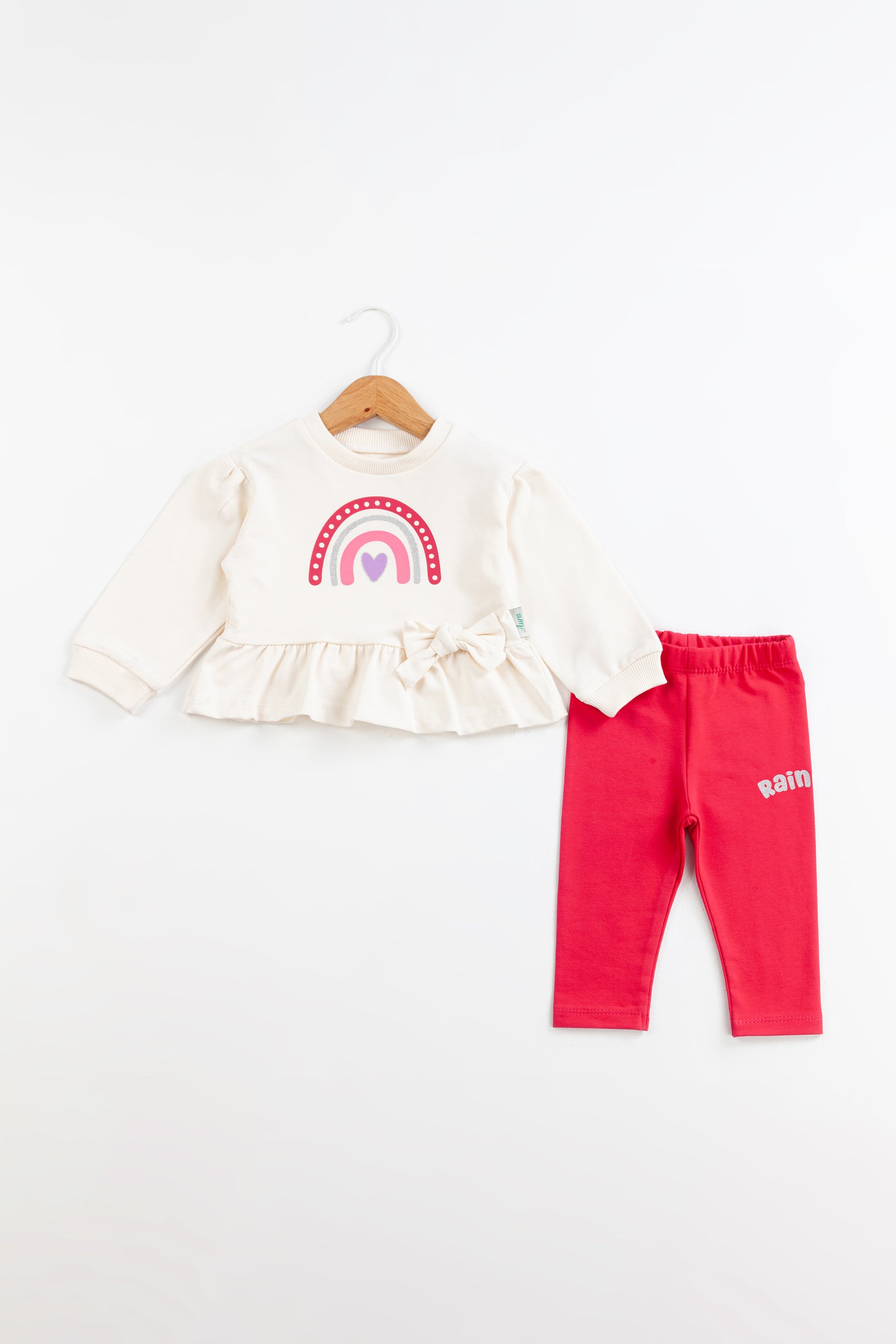 Rainbow Kız Bebek Takım – Fuşya