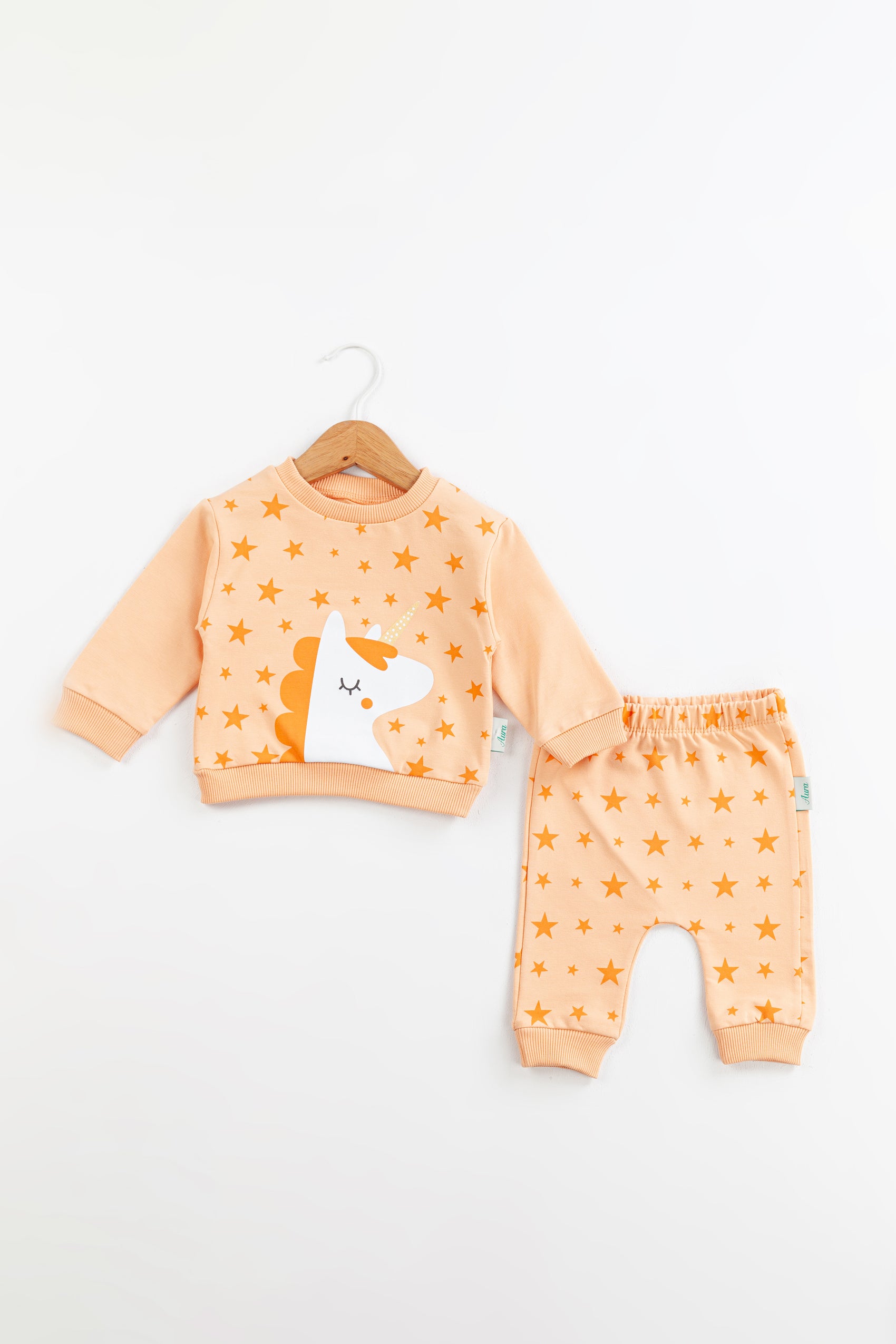 Unicorn Dreams Kız Bebek Takım – Şeftali