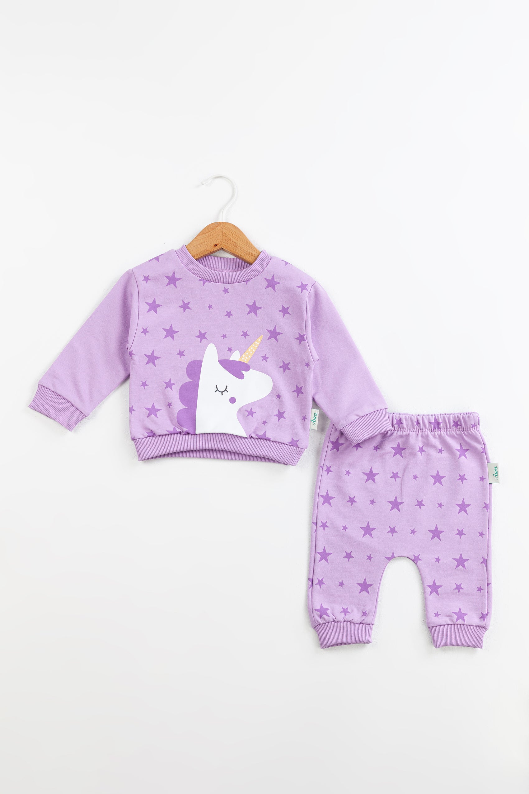 Unicorn Dreams Kız Bebek Takım – Lila