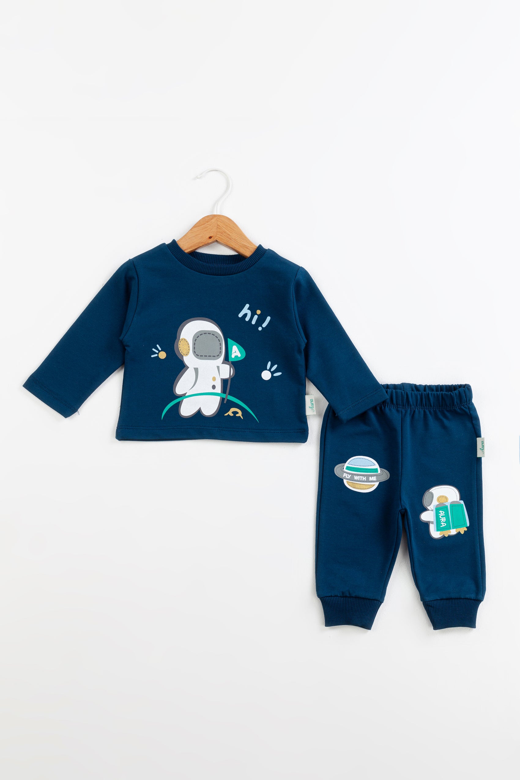 Space Explorer Erkek Bebek Takım – Lacivert