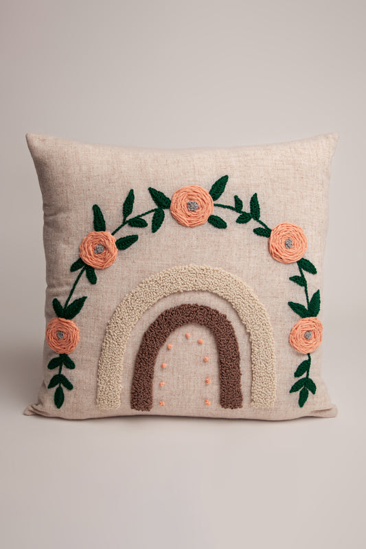 Blossom Arch Punch Kırlent Kılıfı