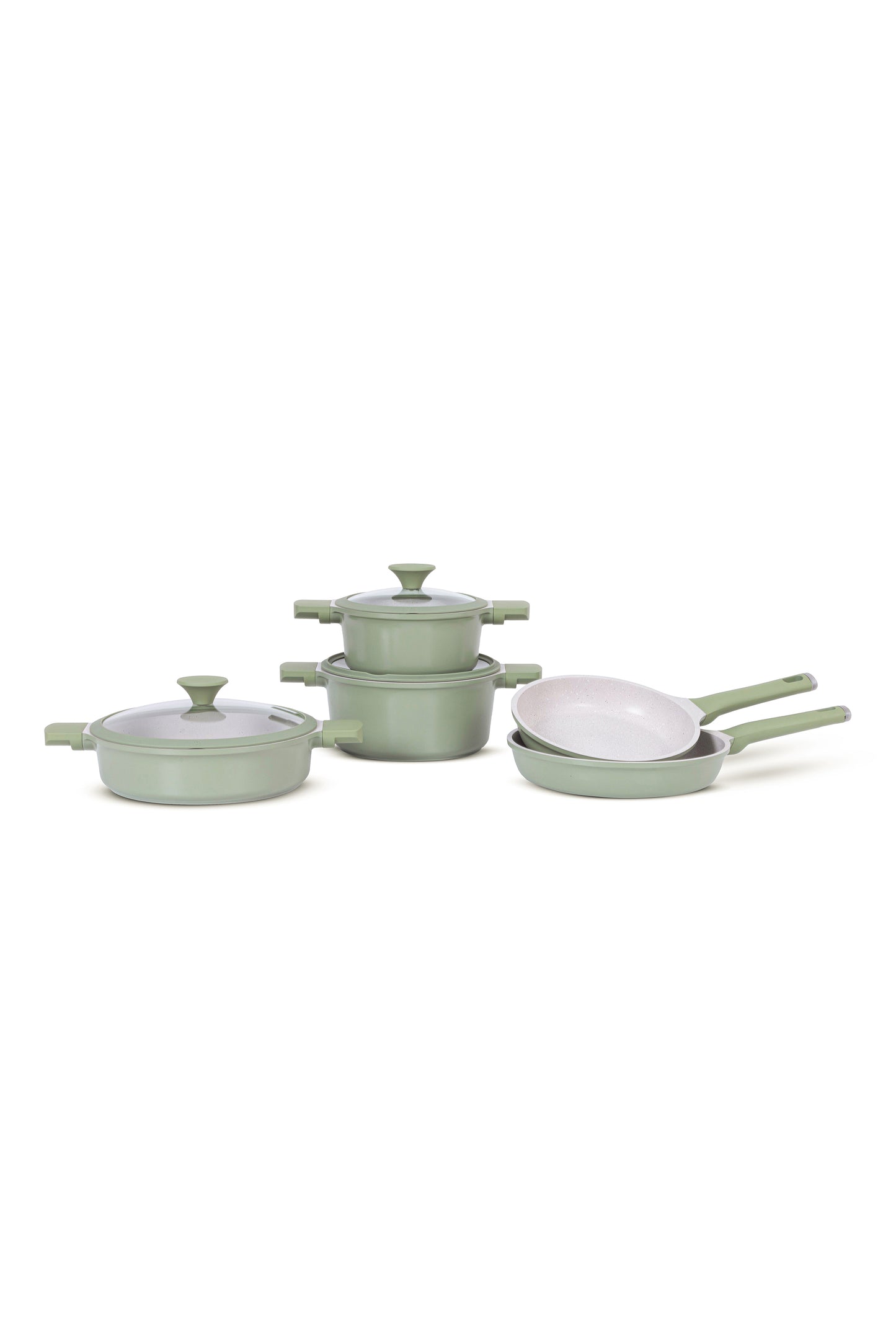 Natural Green Tencere & Tava Seti