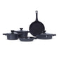 Natural Black Tencere & Tava Seti