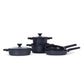 Natural Black Tencere & Tava Seti