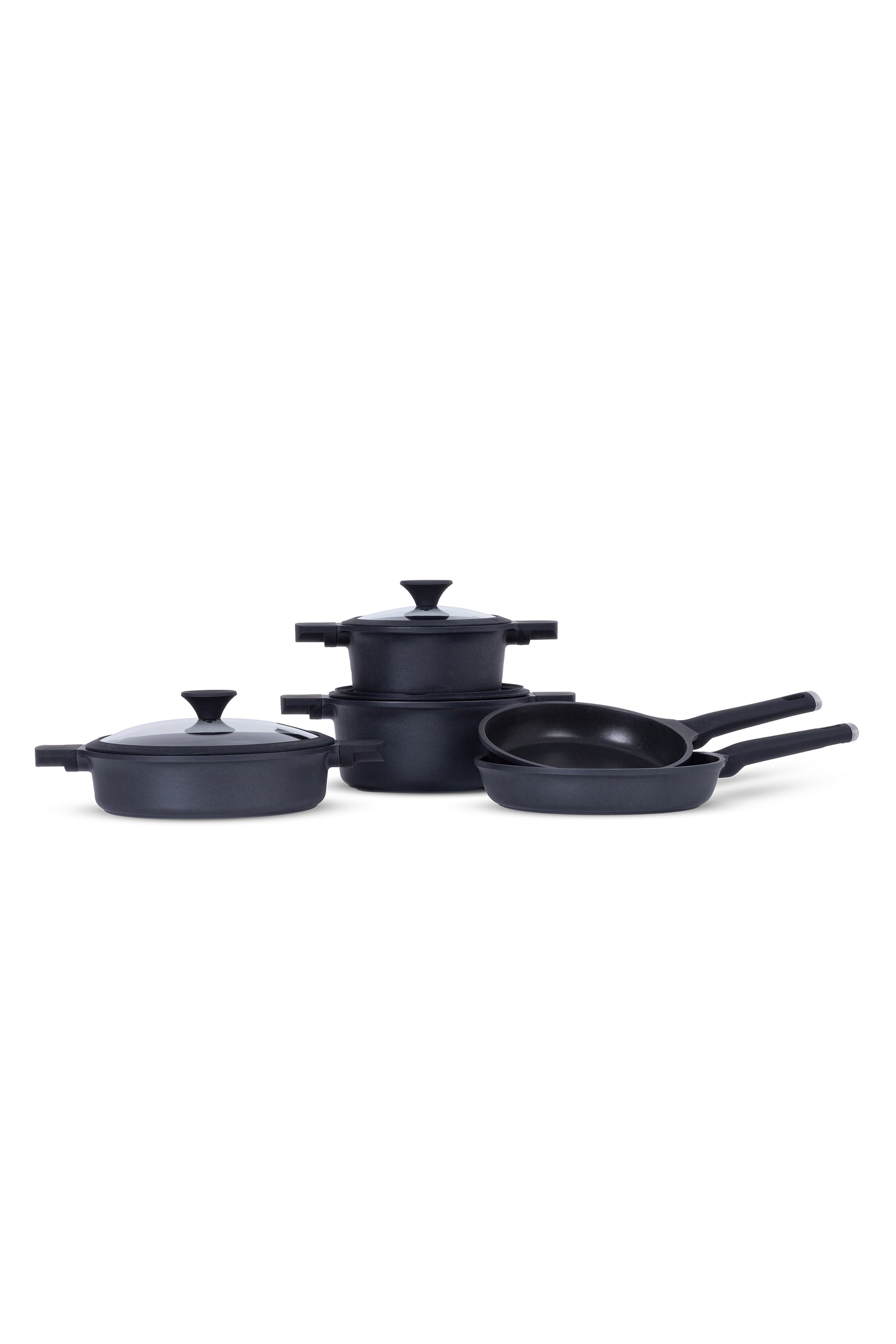 Natural Black Tencere & Tava Seti