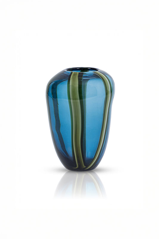 Serenity Green Blue Vazo 28x19 cm