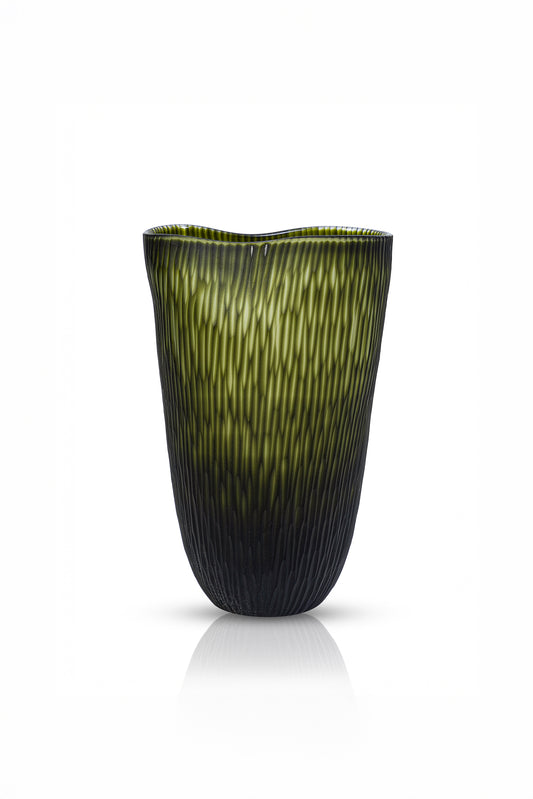Serenity Matte Green Vazo 37x24 cm