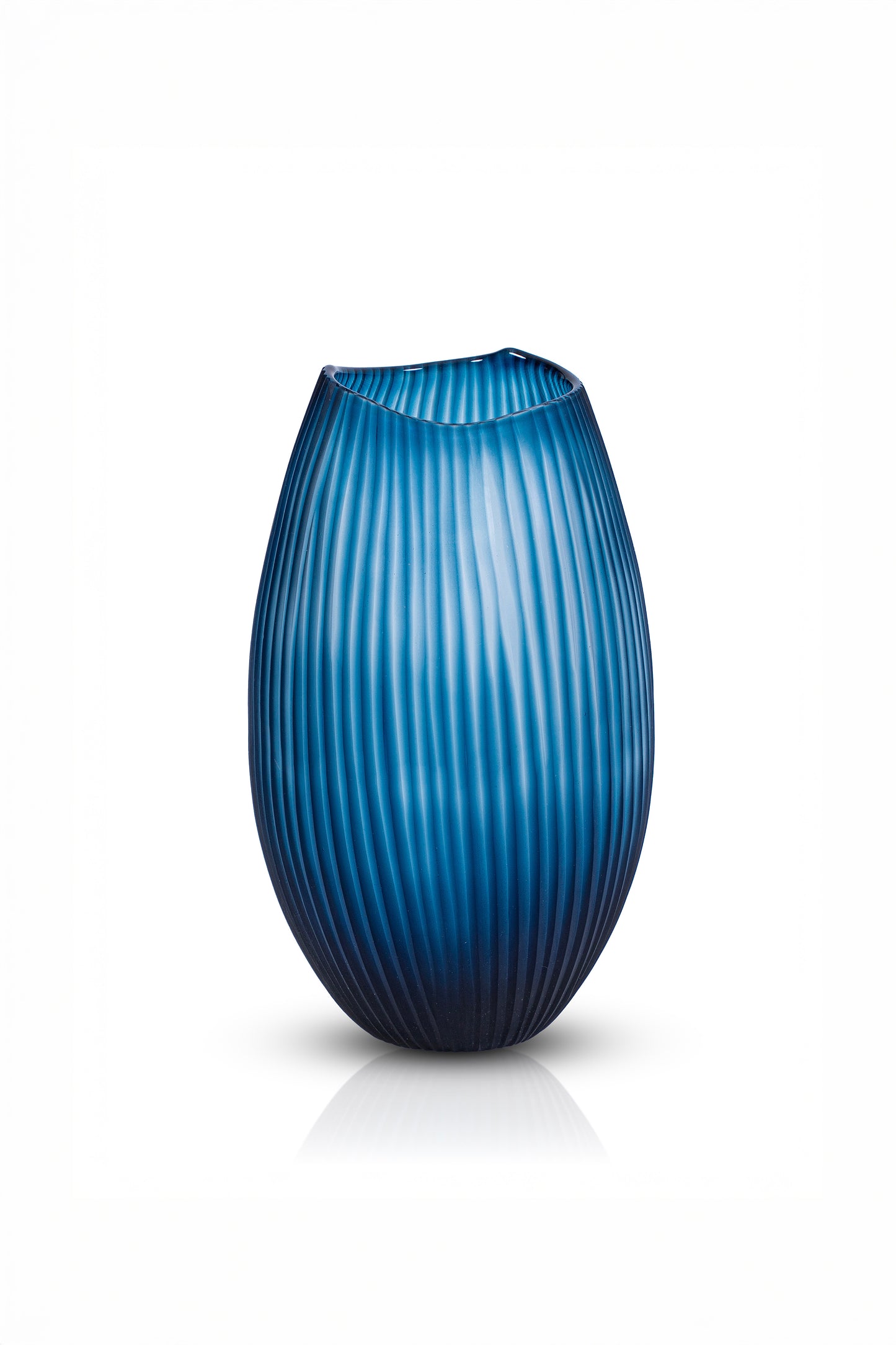 Serenity Matte Blue Vazo Seti