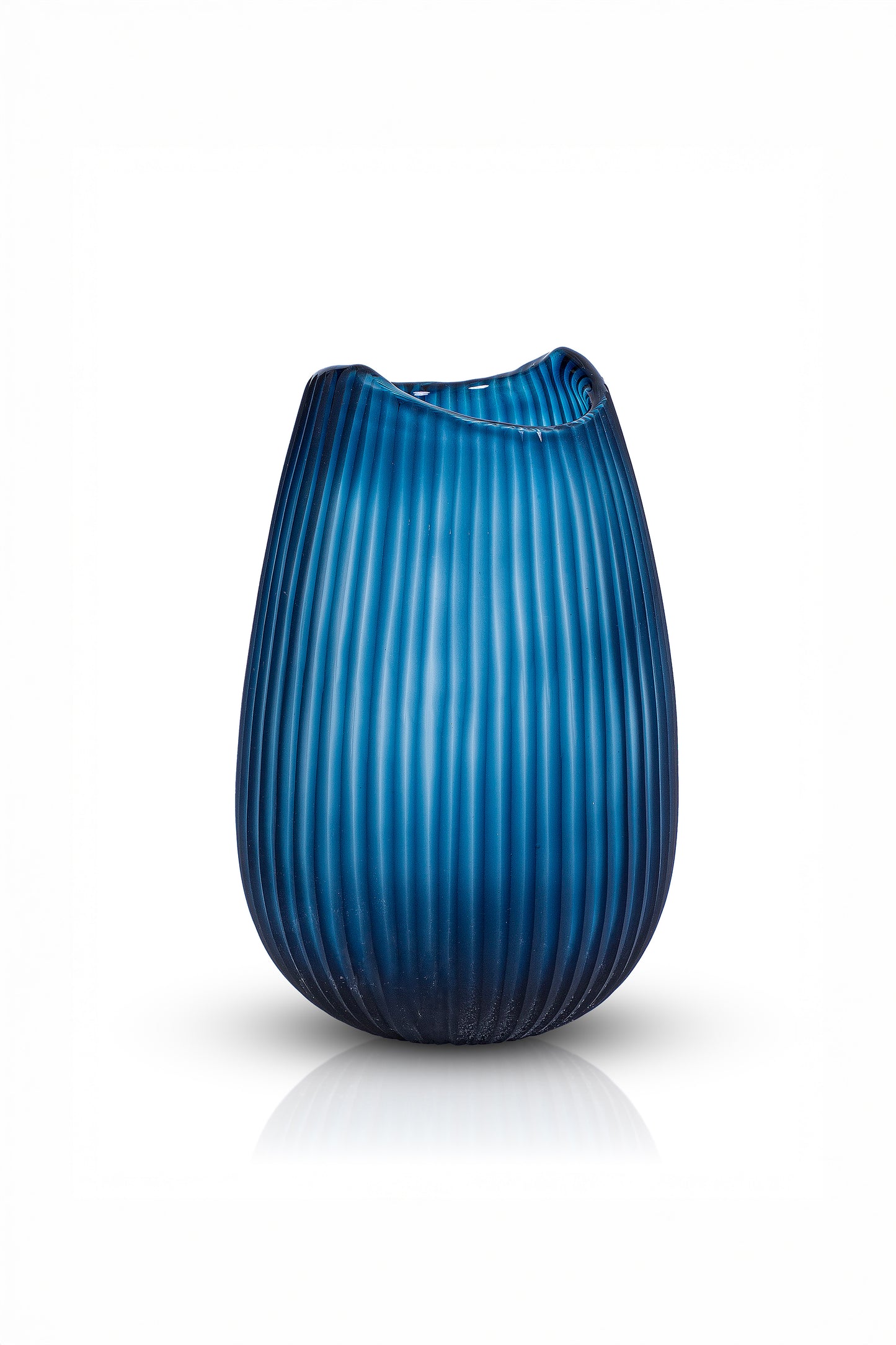 Serenity Matte Blue Vazo Seti
