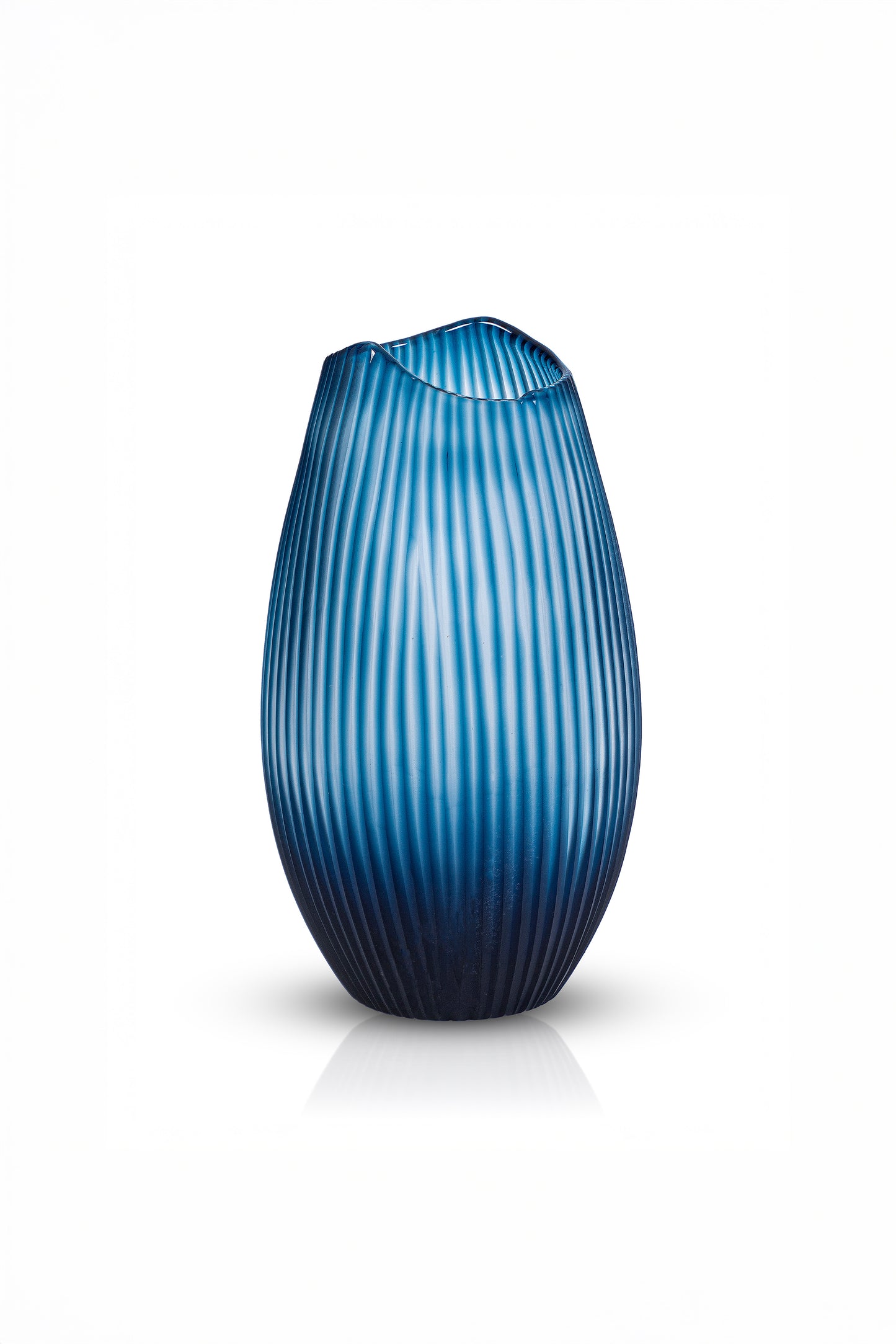 Serenity Matte Blue Vazo Seti