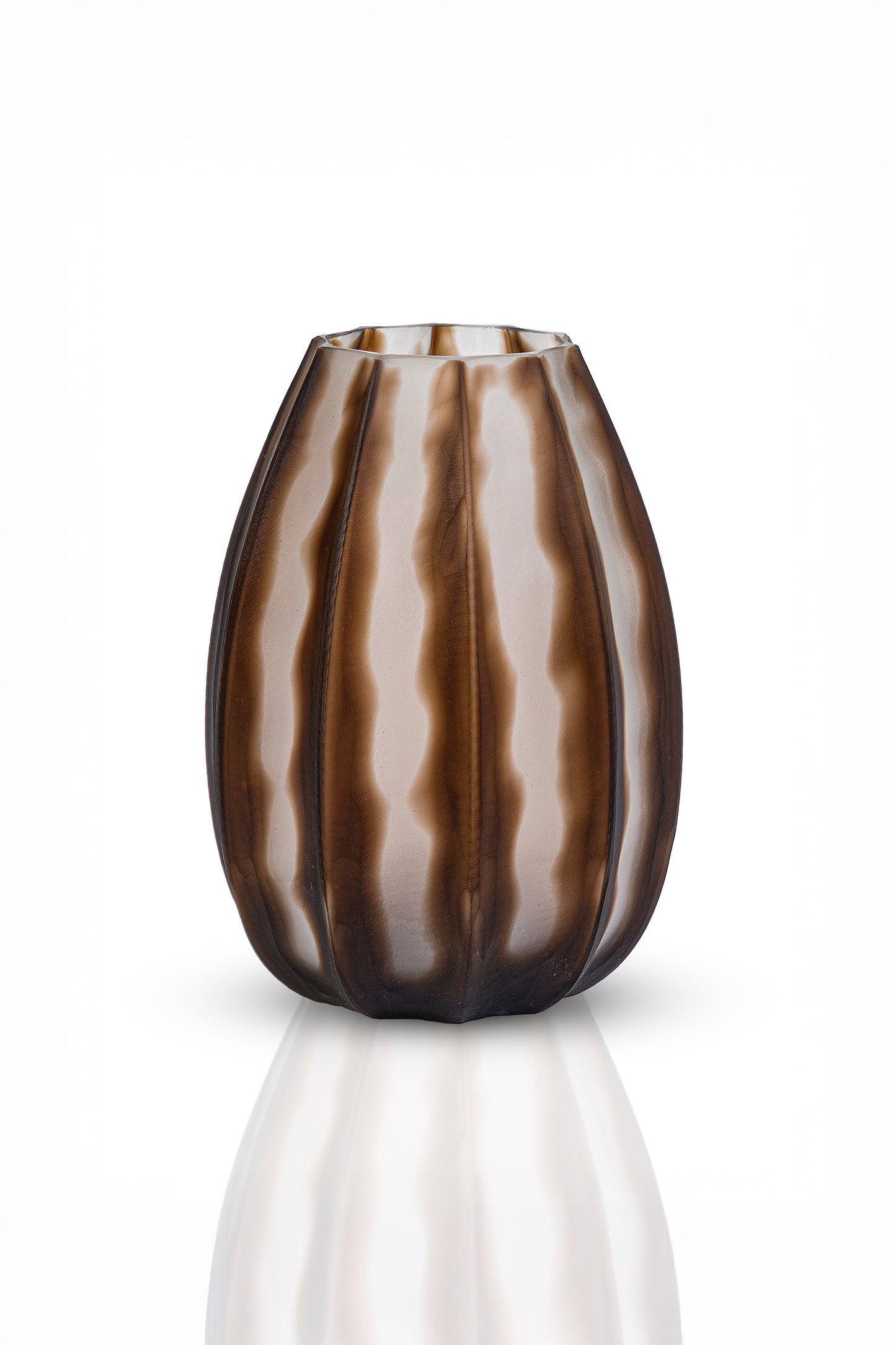 Serenity Matte Brown Vazo Seti