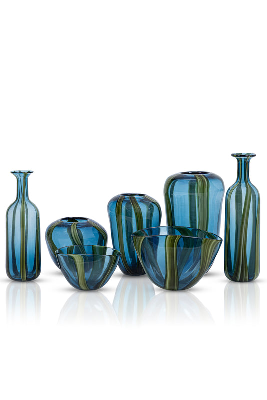 Serenity Green Blue Vazo Seti