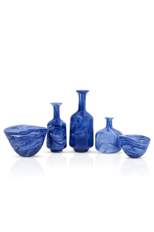 Serenity Aqua Blue Vazo Seti