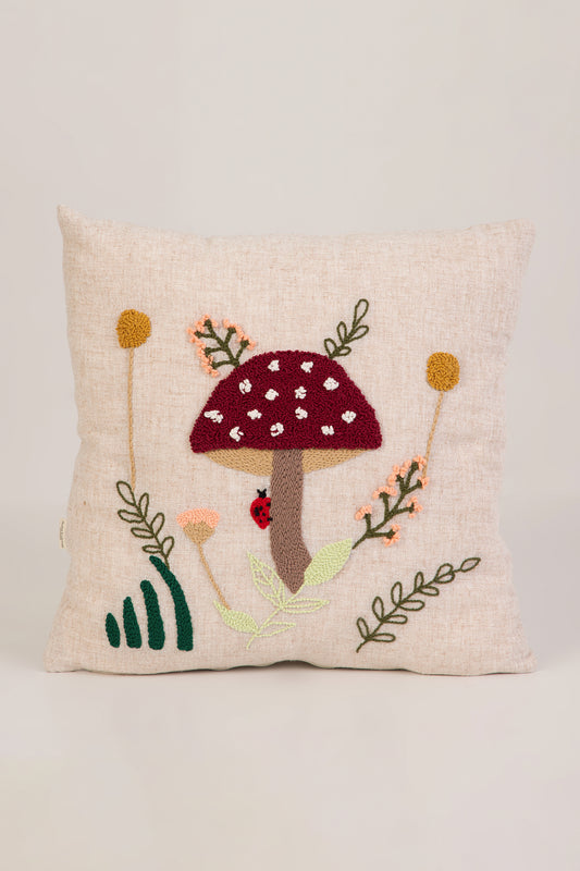 Mushroom Meadow Punch Kırlent Kılıfı