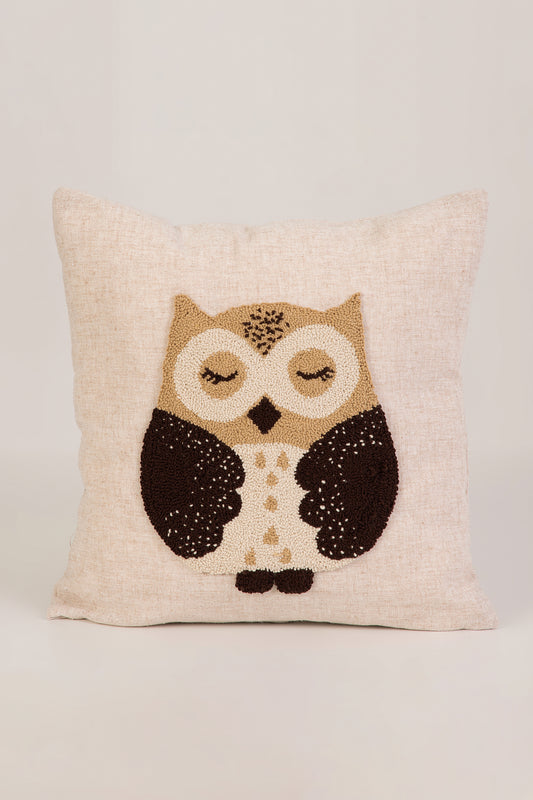 Wise Owl Punch Kırlent Kılıfı