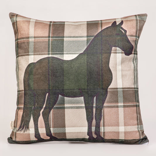 Plaid Stallion Kırlent