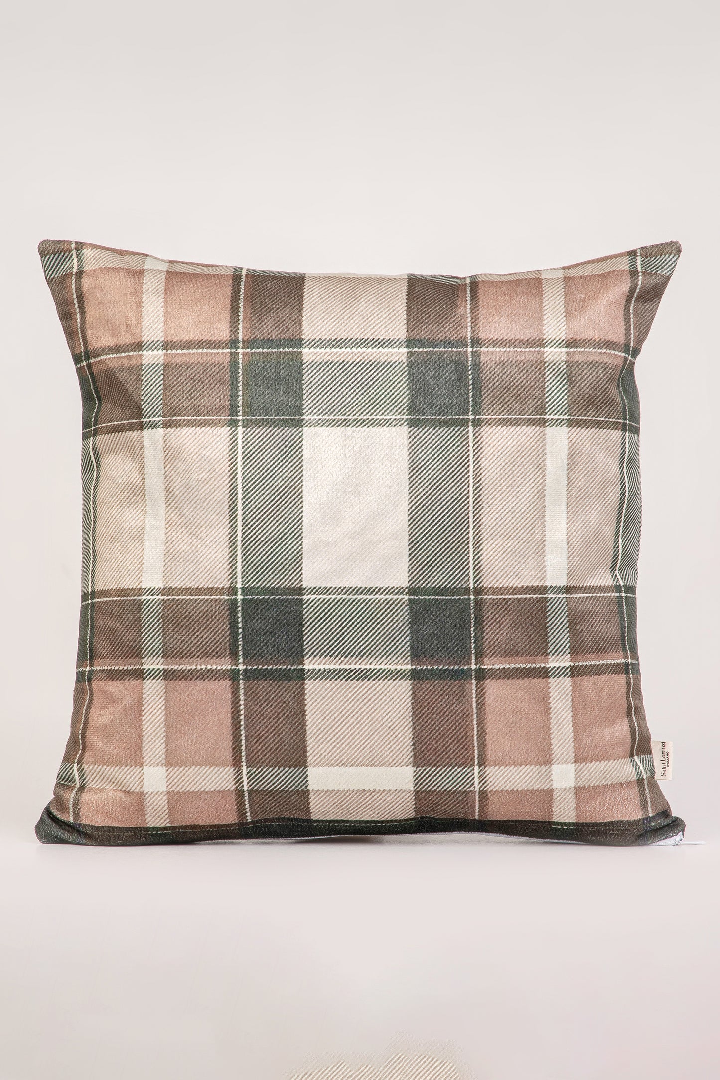 Plaid Stallion Kırlent Kılıfı