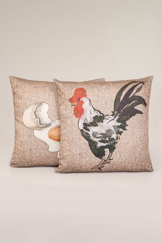 Farmhouse Charm 2'li Kırlent Kılıfı Seti
