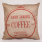 Coffee Roasters 3'lü Kırlent Kılıfı Seti