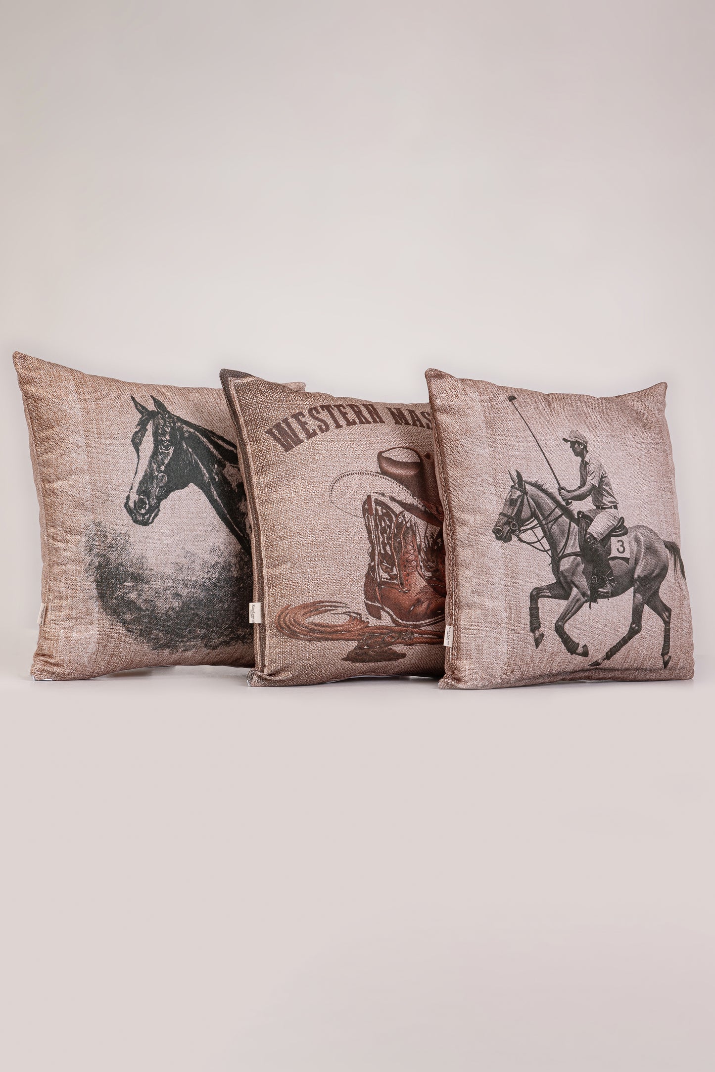 Western Heritage 3'lü Kırlent Kılıfı Seti